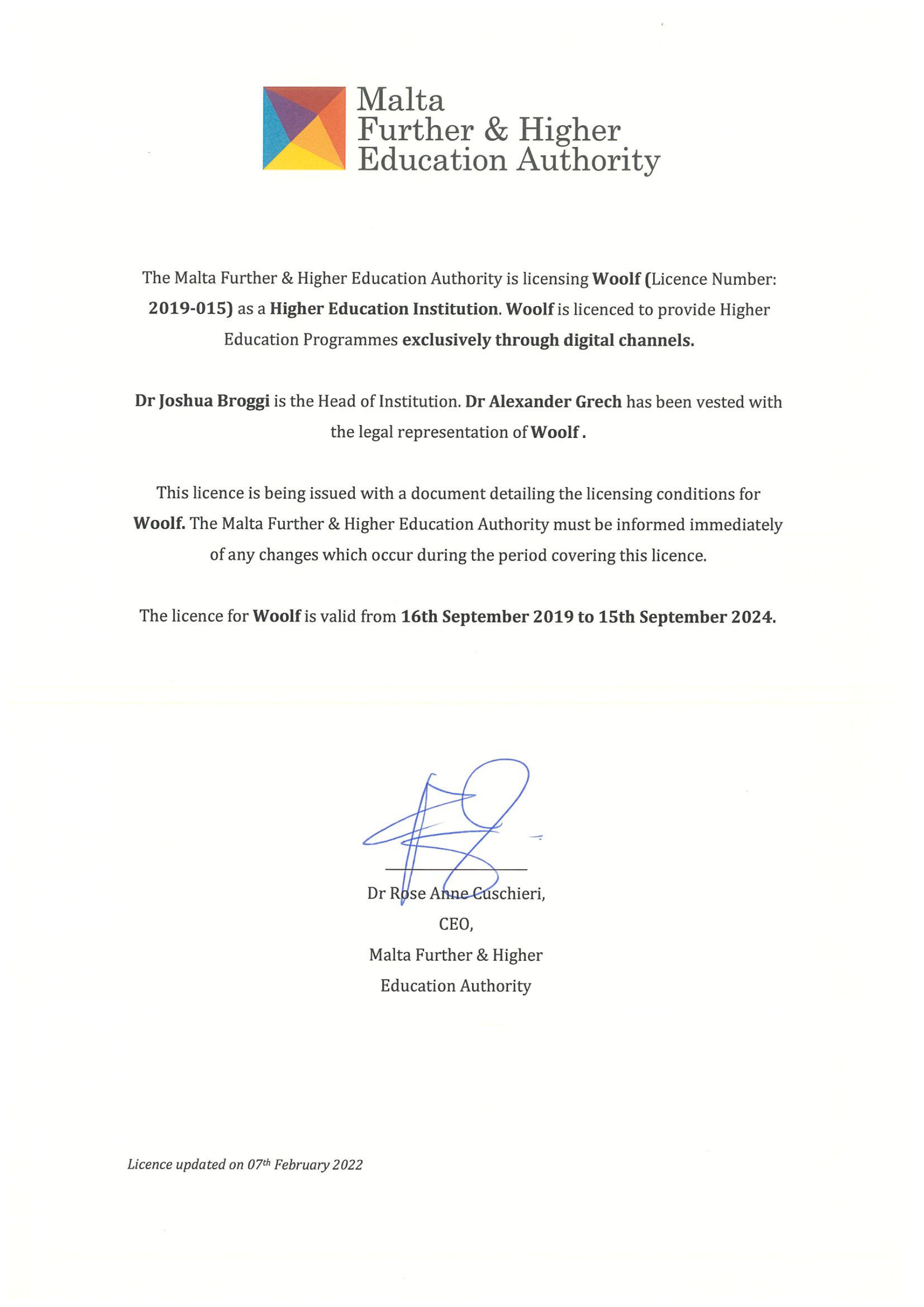 2022 MFHEA Certificate