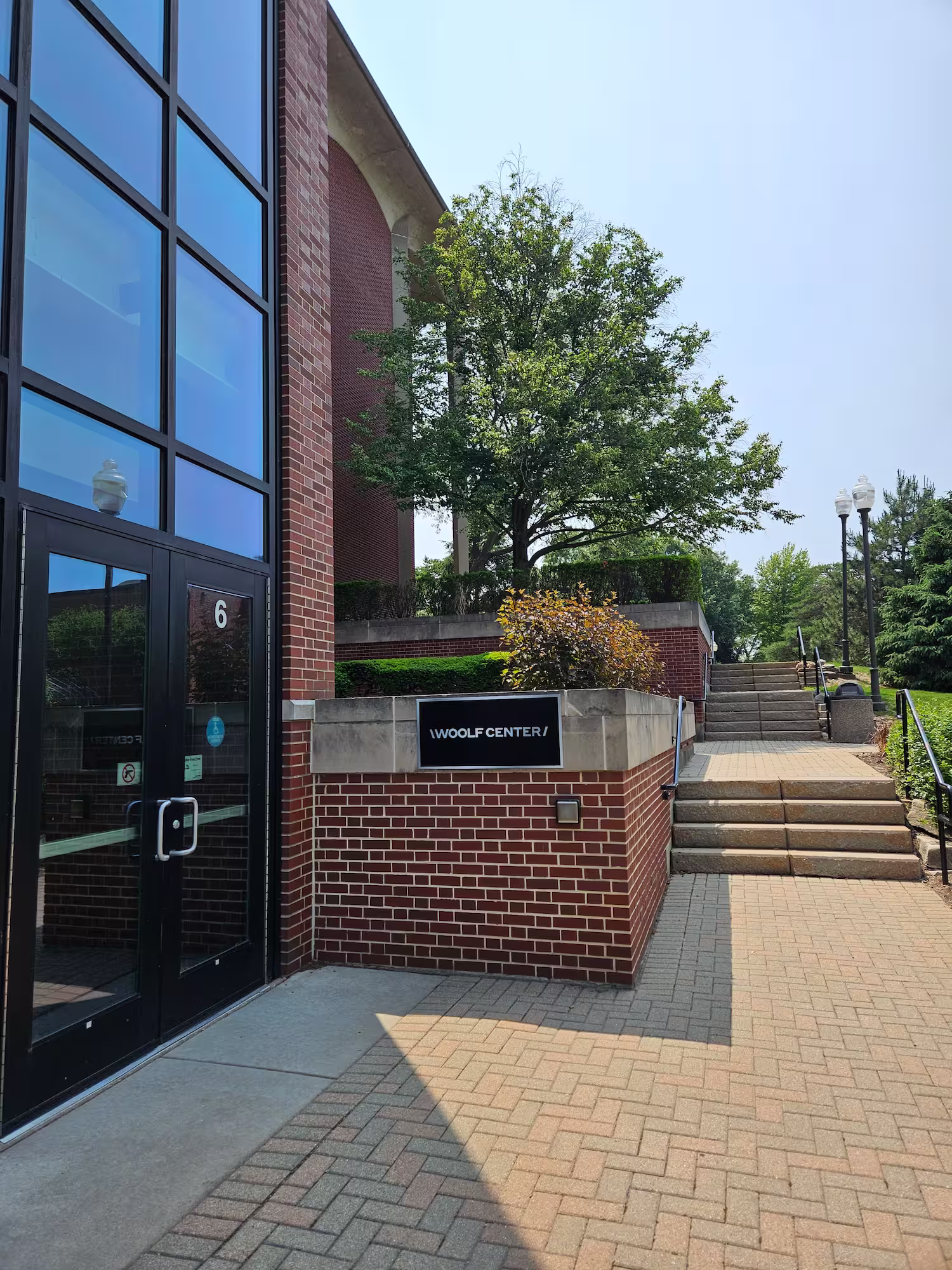 Woolf Center image with stairs